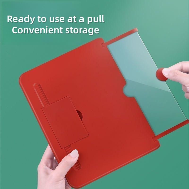 12"Mobile Phone Magnifier - Ultra-HD Screen Magnifier for Easy TV Viewing Orientation for Landscapes Use Eye Protection Full-Screen Mobile Phone Magnification