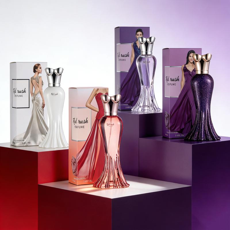 Her Pheromone Perfume, crafted with pheromones that communicate desire on a frequency only he can sense. A long lasting composition of salted caramel, orchid, and suede. This scent is a shared code, Drive him wild for you night after night