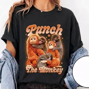 Hot new 2026 Viral Funny Monkey Meme T-Shirt, Viral Monkey Meme Tee, Cute Monkey Graphic Shirt, Trendy Unisex Tee #viralmeme #funnyshirt #tiktokfashion