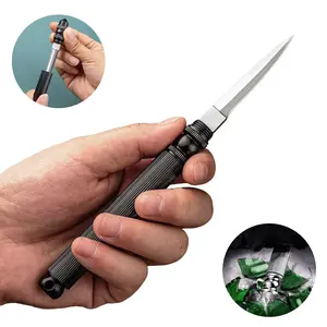 Window Breaker with Pocket Knife for Outdoor Camping, 7CR13Mov Stainless Steel