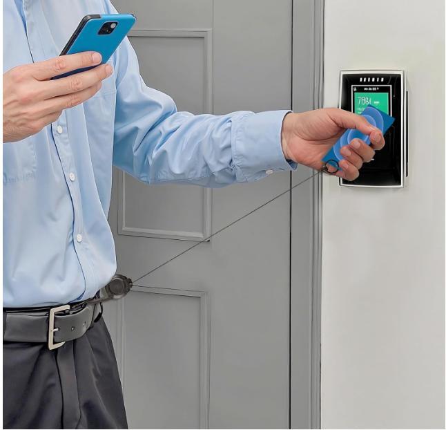 2pcs Heavy Duty Retractable Keychain,Multitool Carabiner Badge Holder,Tactical ID Badge Reel with 23.6” Steel Retractable Cord for Men and Women Metal