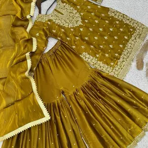 3 piece gorgeous dress all over work soft Casual