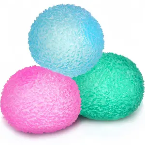 Squishy Crystal Stress Relief Ball – Soft Slow-Rising Sensory Toy for Desk, Home & Office | Cute Pastel Color Squeeze Ball for Anxiety Relief and Relaxation"