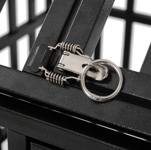 Extra Large Dog Crate Villa for Large Breeds, Indoor Dog House with Toilet Separation, Heavy-Duty Kennel for Golden Retrievers & Labradors