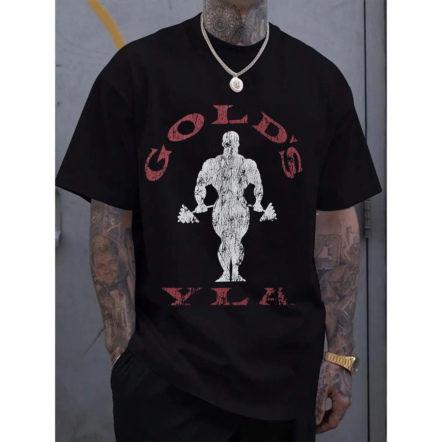 Cotton Soft Workout Tee - Men's Weightlifting & Bodybuilding Graphic T-Shirt for Gym Training & Fitness Lifestyle - Breathable Comfort Fit for Powerlifting and Strength Sessions