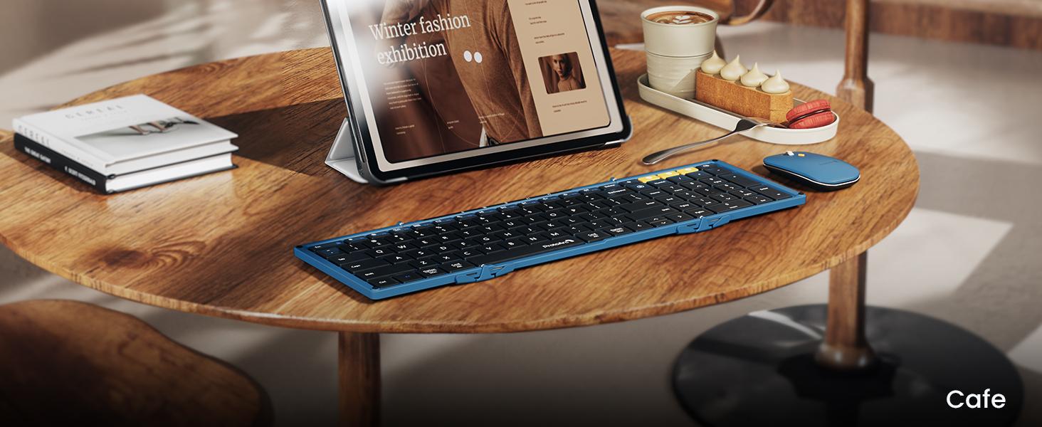ProtoArc Foldable Keyboard and Mouse, XKM01 True Full-Size Folding Wireless Keyboard Mouse Combo for Business Travel, a Portable Office Suite On-the-Go, Compatible with Laptop iPad Tablet,summerwins ProtoArc Foldable Keyboard and Mouse, XKM01 True Full-Size Folding Wireless Keyboard Mouse Combo for Business Travel, a Portable Office Suite On-the-Go, Compatible with Laptop iPad Tablet,summerwins