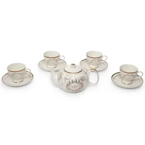Harry Potter Marauders Map 10-Piece Porcelain Tea Set