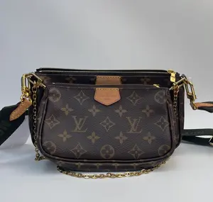 Pre-owned coated canvas Crossbody Bags Louis Vuitton MULTI POCHETTE ACCESSOIRES bag