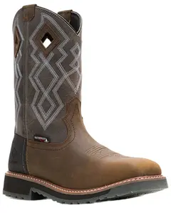 Wolverine Men's Rancher Pro Waterproof Pull-On Work Boot Nano Composite Toe - W251016