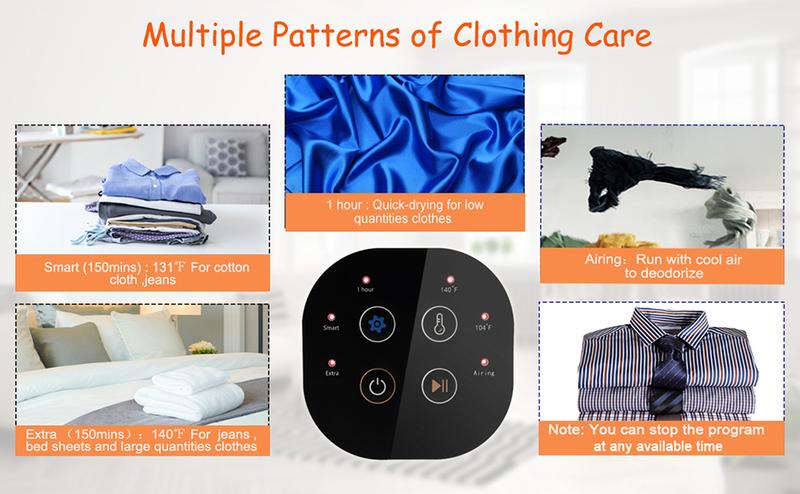 Costway- Portable Electric Clothes Dryer, Front Load, Compact Tumble Dryer with Stainless Steel Tub & Easy Control Panel