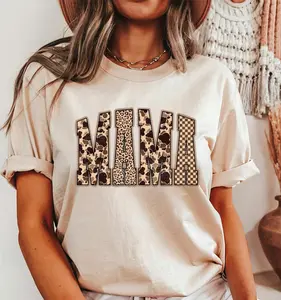 Mama Duck Camo - Ivory Comfort Color Unisex Graphic Tee