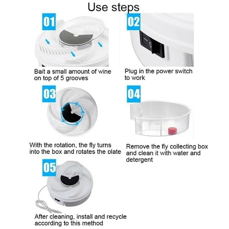 1x White Fly Trap Device
