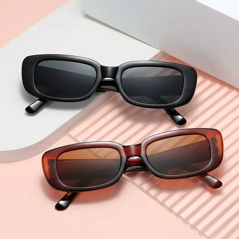 BIGWIG Unisex Plastic Resin Lightweight Full Rim Square Sunglasses - 90's Fashionable, Modern Trendy Tinted Lens UV400 Protection Eyewear for Fashion Enthusiasts, Fashionable Sunglasses, Modern Trendy Sunglasses summerwins