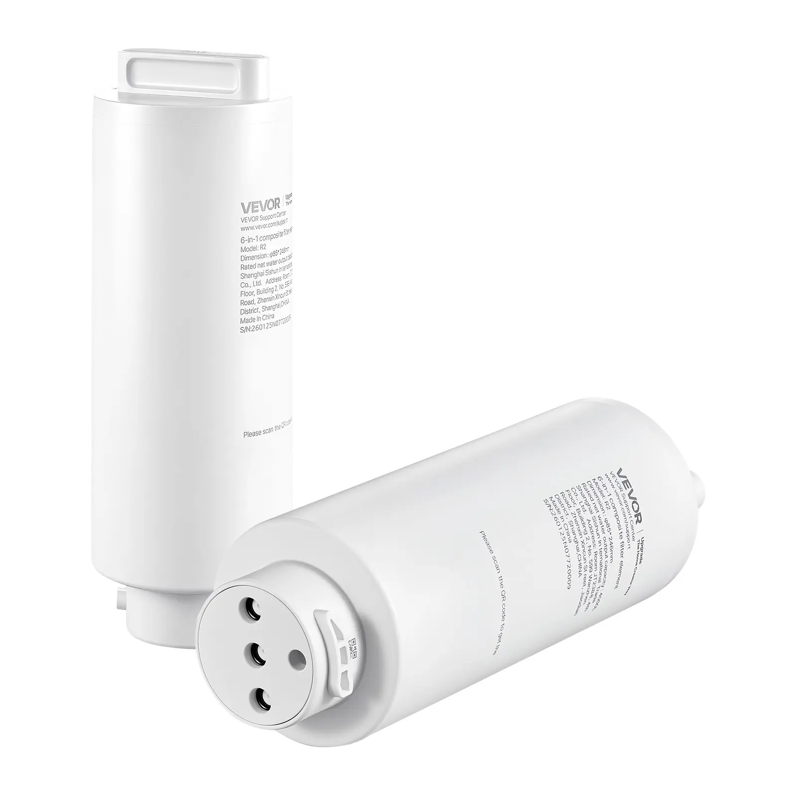 【SummerFinds】VEVOR 6-Stage RO Composite Filter – Reverse Osmosis Water Filter Cartridge Replacement, Blocks Impurities & Adsorbs Odors, Compatible with VEVOR X811B Ice Maker Water Dispenser, Water Purifier