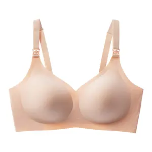 Women's Seamless Nursing Bras for Breastfeeding Tshirt Everyday Bra Comfortable & Discreet Design