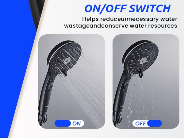 Ryamen Dual Shower Head | 8" Rainfall + Handheld | Adjustable Height | High Pressure | Luxury Standing Showers