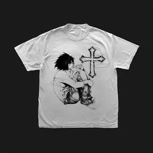 Death Note Ryuk, Shinigami, Light Yagami, Ryuk, Anime Merchandise, Japanese Anime T-Shirt Cotton Fabric Shirt Menswear