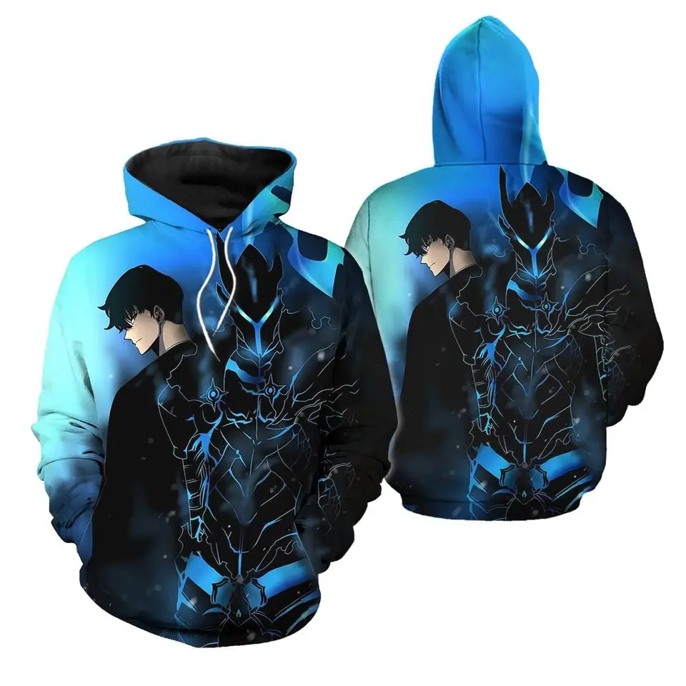 Cool Anime Solo Leveling 3D Printed New Hoodie Gift For Fan
