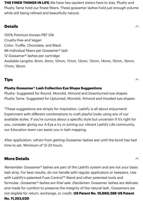Plushy Gossamer® Lash