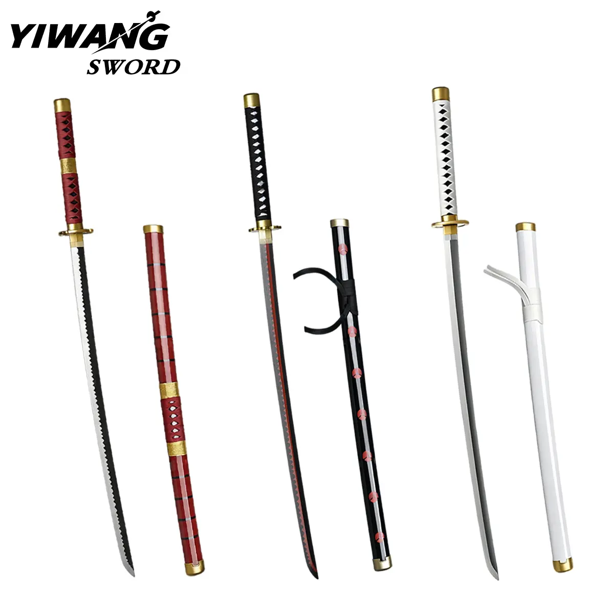 40-Inch Long Bamboo Sword with Non-Sharp Blade, Suitable for Anime Cosplay, Wooden Ninja Knife, Full-Size Japanese Sword, Original Samurai Sword Gift