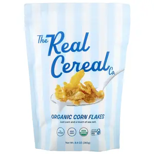 The Real Cereal Co Organic Corn Flakes, 8.4 oz (240 g)