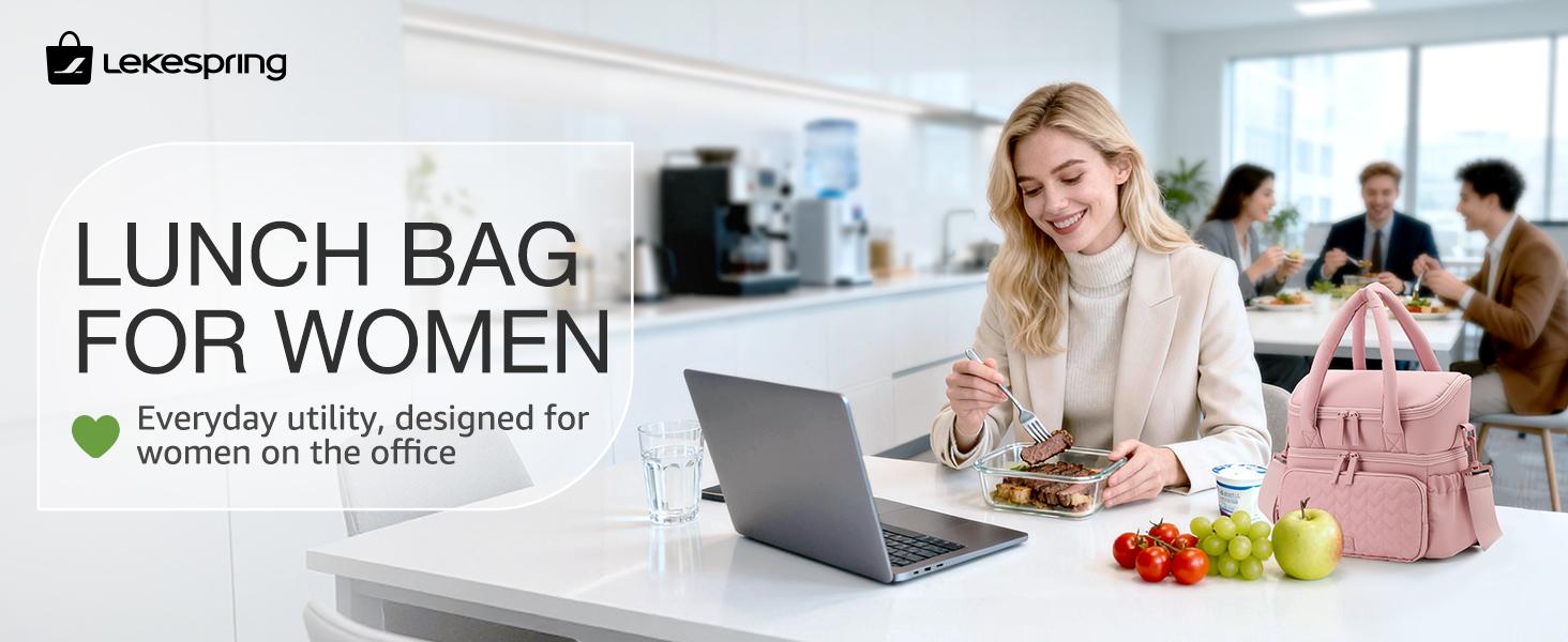 9L Lunch Bag - Double Deck Insulated, Quilted Puffer Tote, Leakproof, Durable & Reusable, Perfect for Work, Picnic, Travel & Meal Prep 9L Lunch Bag - Double Deck Insulated, Quilted Puffer Tote, Leakproof, Durable & Reusable, Perfect for Work, Picnic, Travel & Meal Prep