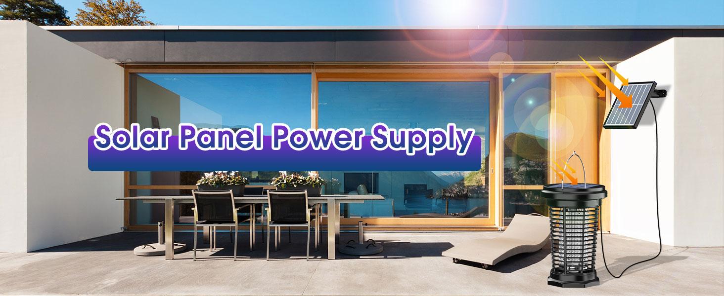 4500V Electric Insect Zapper, USB Rechargeable Solar Mosquito Killer Lamp with UV Light, for Home, Backyard, Garden, Camping Handy Cordless 4500V Electric Insect Zapper, USB Rechargeable Solar Mosquito Killer Lamp with UV Light, for Home, Backyard, Garden, Camping Handy Cordless