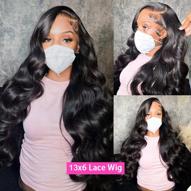 Bling Hair 12-36inch Body Wave 13x6 Lace Frontal Human Wig Hair 13x4 PrePlucked Transparent Lace Frontal Wig Brazilian Hair Wigs For Women with Baby Hair TikTokShopHolidayHaul