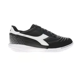 diadora Mens Calcetto Gr Lt Indoor Soccer Cleats  - Black, White
