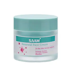 SAAM Renewal Face Cream - Nourishes & Moisturizes for Soft Supple Skin - 14-Day Beauty Regimen for Melasma Freckles Age Spots Wrinkles Smoother Deep Moisturizing Repairing Deep Moisturizing Nourishing
