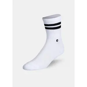Black Stripe | Womens Crew Socks