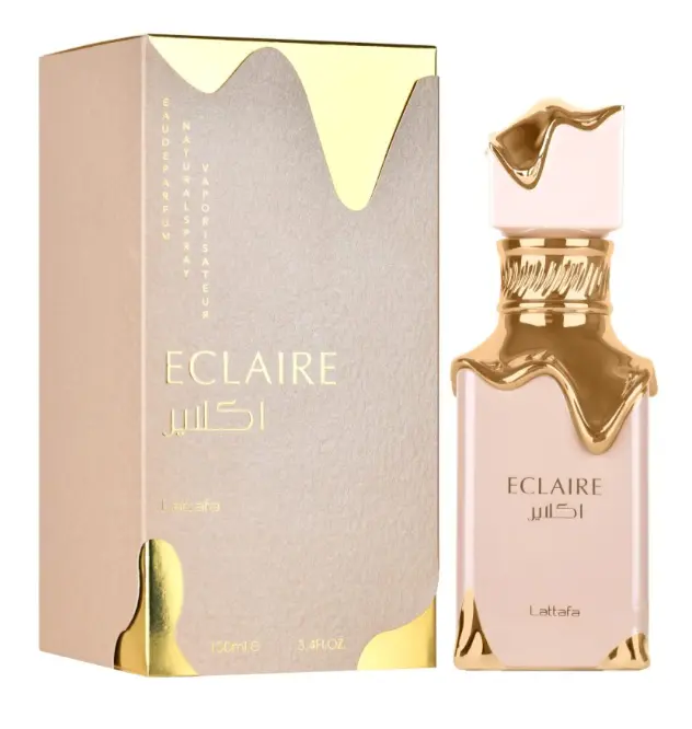 Lattafa ECLAIRE Women's Fragrance - 3.4oz(100ml) Floral Amber Scent, Fruit-Scented, Berry-Infused Long-Lasting Perfume, Flowers-Inspired Beauty Product, Mothers Day Gift Idea, Floral Amber Scents