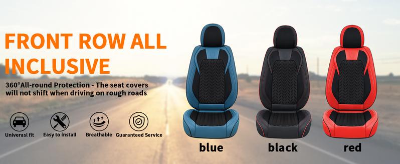【Coverado】Full Coverage Leather Car Seat Covers Full Set Fit for Cars Trucks Sedans with Waterproof Leather in Automotive Seat Coverluxury seat covers cars accessories 【8825 5-full】 ridstar guts seat cover royal blue seat covers seat filler seat covers