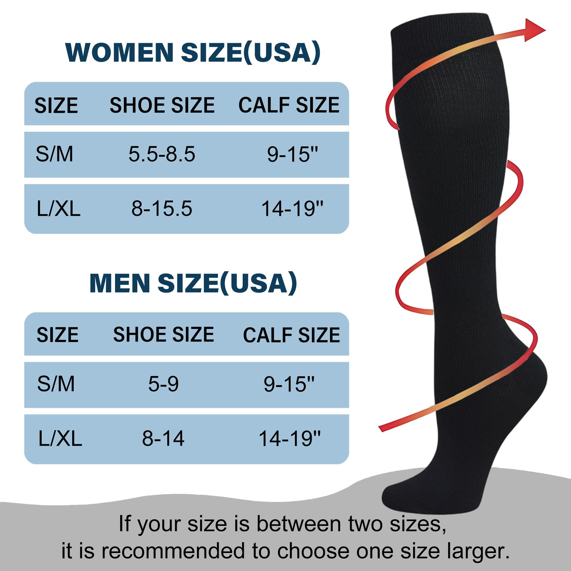 ISUNIE 4 Pairs 15–20 mmHg Solid-Color Compression Socks for Women & Men, Knee-High Support, All-Season Unisex Wear for Work, Travel, Sports & Daily Comfort ISUNIE 4 Pairs 15–20 mmHg Solid-Color Compression Socks for Women & Men, Knee-High Support, All-Season Unisex Wear for Work, Travel, Sports & Daily Comfort