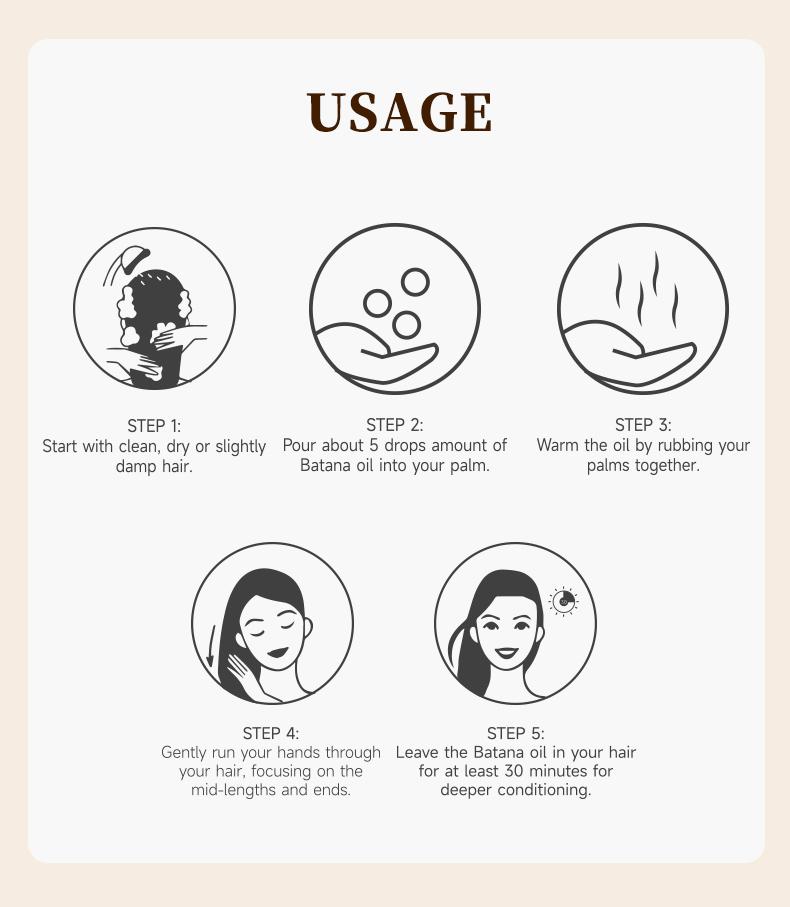 Buiiti Batana Oil with Rosemary - 30 mL Haircare for Nourishing Scalp & Detoxing for Strong, Healthy Hair