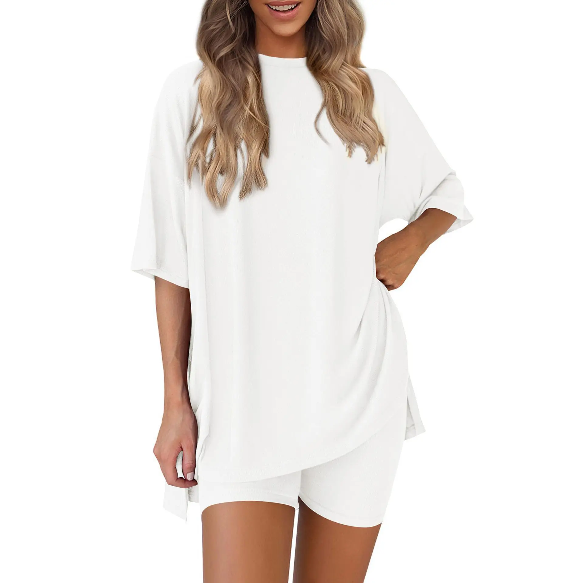 Round-neck White