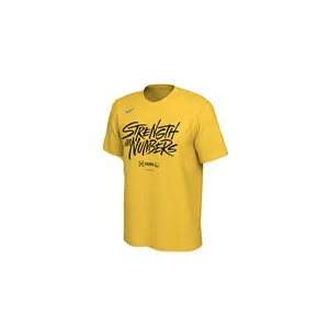NBA GS WARRIORS DRI-FIT TEE "Yellow-2019 PLAYOFFS BOUND MANTRA" 561416 78H