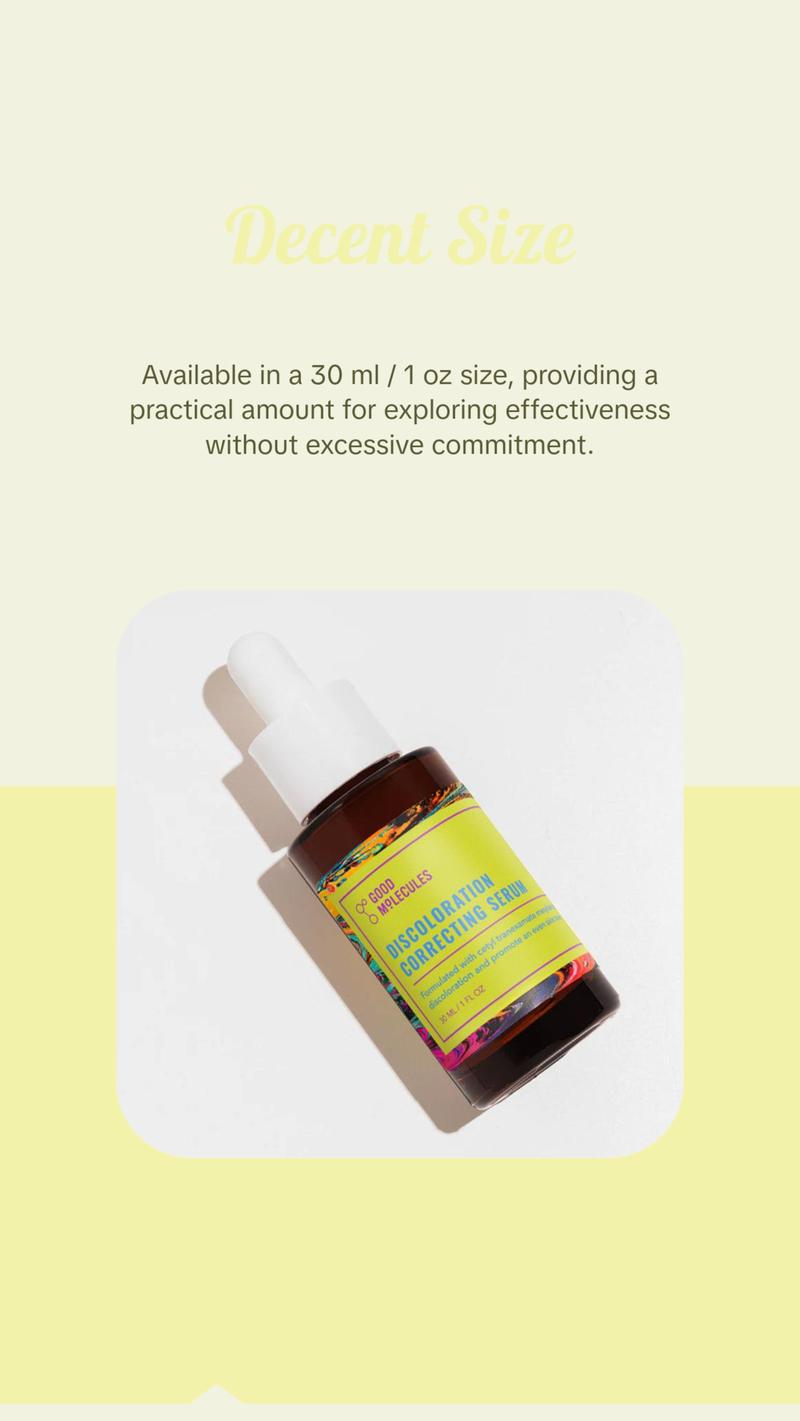 Good Molecules Discoloration Correcting Serum