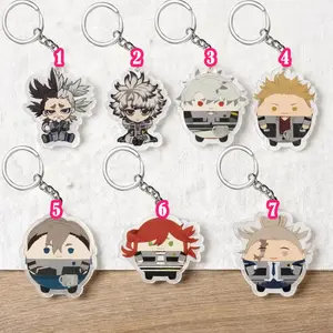 GACHIAKUTA Acrylic Keychain 6cm | Anime Character Cosplay Charm | Epoxy Acrylic Pendant Keyring, Manga Gift, Kawaii Collectible Toy