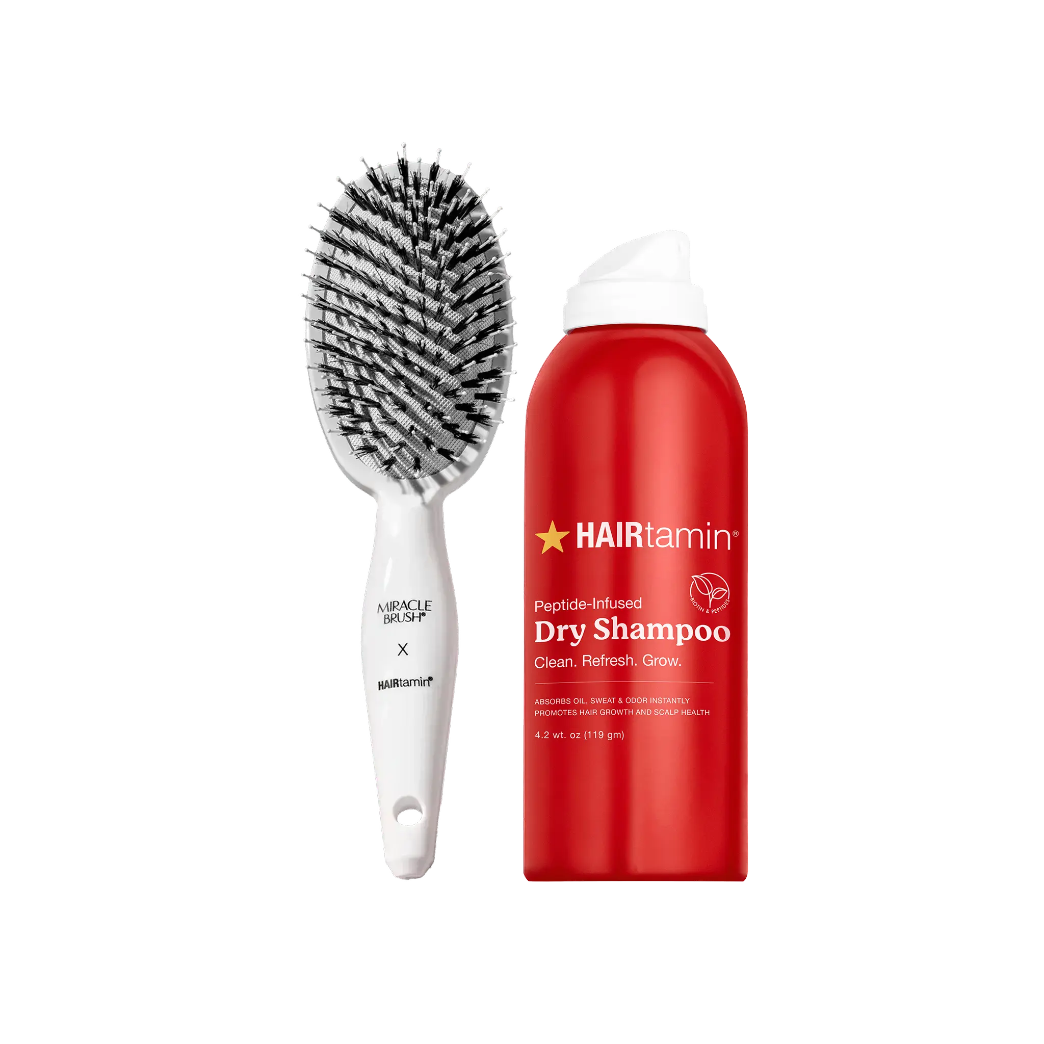 Miracle Brush + Dry Shampoo