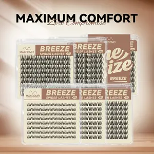 Spider Lashes  Length Lock Breeze Maxcomfi Lashes Clusters DIY Your Lash Map