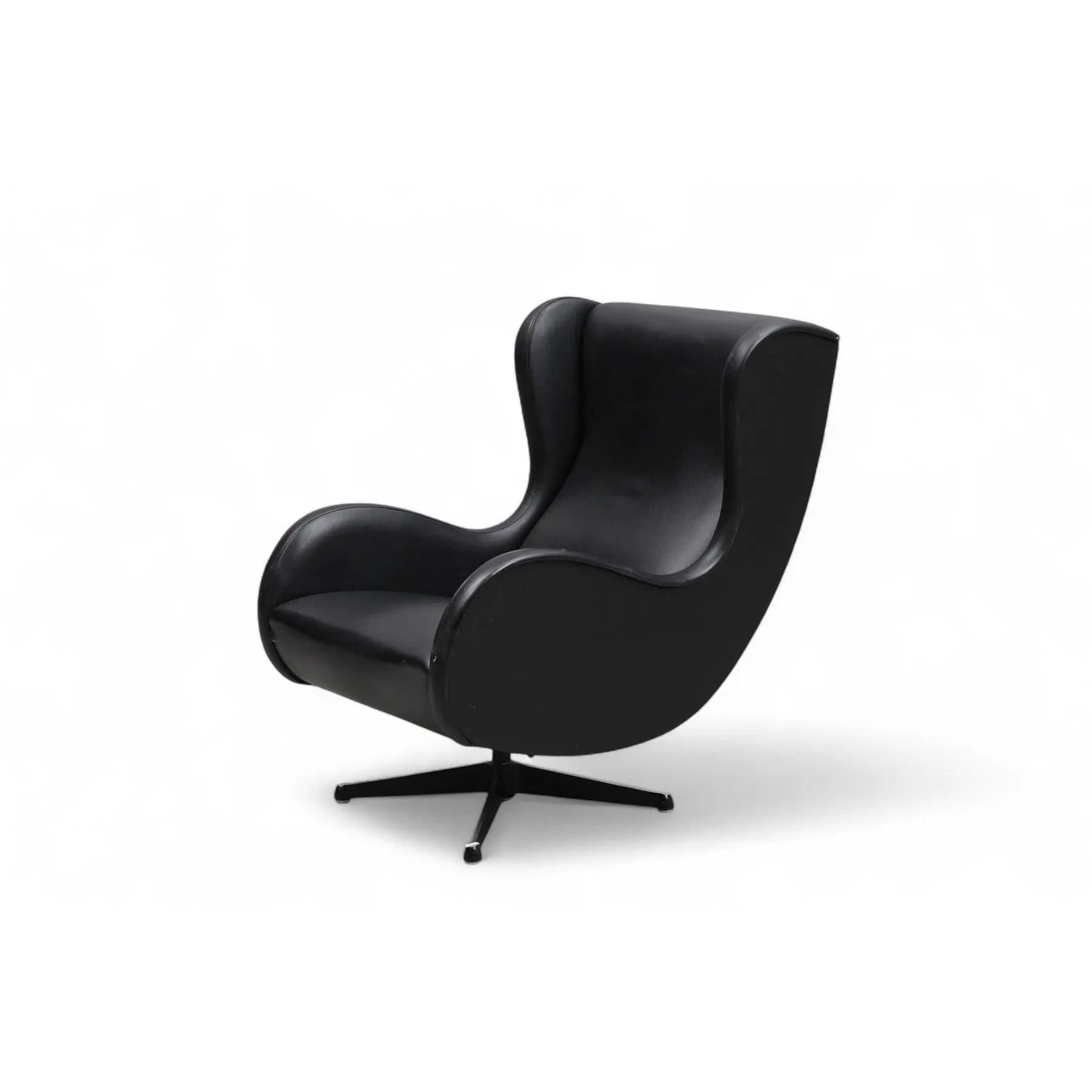 VINTAGE 1960s "MERCI" SWIVEL LOUNGE CHAIR BY IKEA