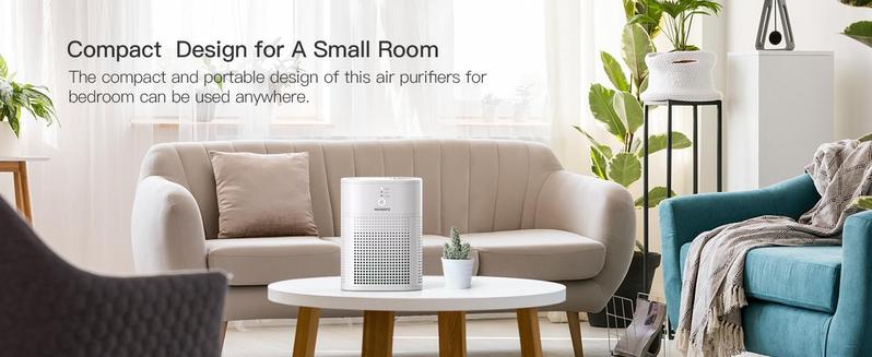 MORENTO MR1800 Air Purifiers -HEPA Filters for Bedroom Home, Office – Effective Against Pets, Allergies, Dust, and Viruses , Portable Household Appliances#TikTokShopBlackFriday