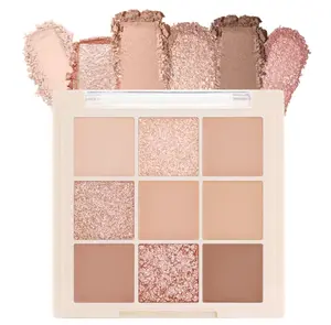 AMY'S DIARY Nude Pink Beige Eyeshadow Palette,Natural Eye Shadow Make Up Pallets for Women,Neutral Small Cream Light Colors Eyeshadow Palette Long Lasting Naturing-Looking,Vegan