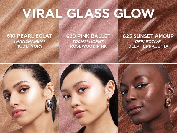 Lumi Le Glass Highlighter Stick, Reflective, Translucent, Glassy Highlighter for Face and Body, L'Oreal Paris