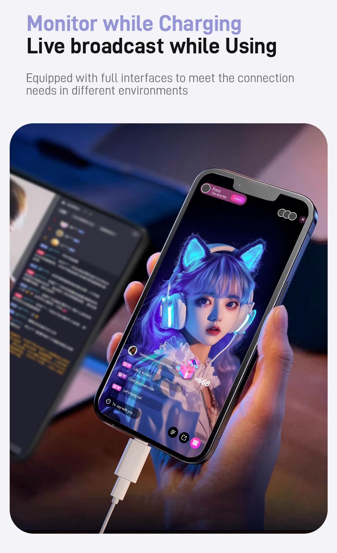 Maono DM40 Voice Changer Budget RGB Wireless/USB Desktop Microphone, audio equipment gear with Noise Reduction, zero latency, budget mics for Computer/PC/PS5 / Mac / Smartphone, ideal for Gaming,Recording,Singing,YouTube,TikTok.