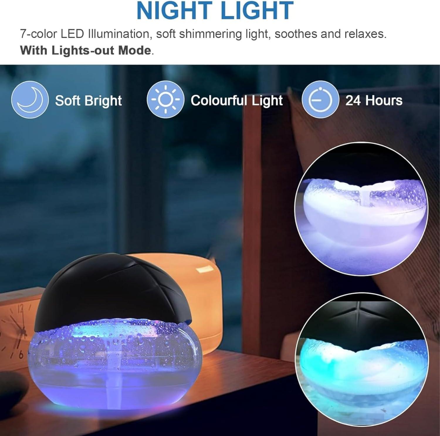 Air Purifier- Water Air Revitalizer, Air Washer, Air Freshener, Room Aromatizer, Aroma and Essential Oil Diffuser with 7 Color adjustable LED Lights- Air Washer Diffuser, Removes Dust, Allergens and Freshens Air Air Purifier- Water Air Revitalizer, Air Washer, Air Freshener, Room Aromatizer, Aroma and Essential Oil Diffuser with 7 Color adjustable LED Lights- Air Washer Diffuser, Removes Dust, Allergens and Freshens Air