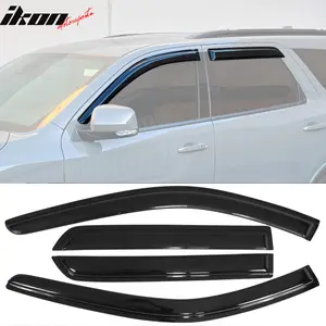 Window Visor for Dodge Durango 2011-2026 Slim Style Smoke Tinted Acrylic