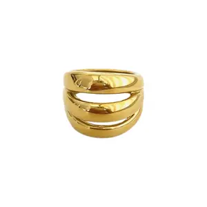Triple Dome Ring - 316L Stainless Steel