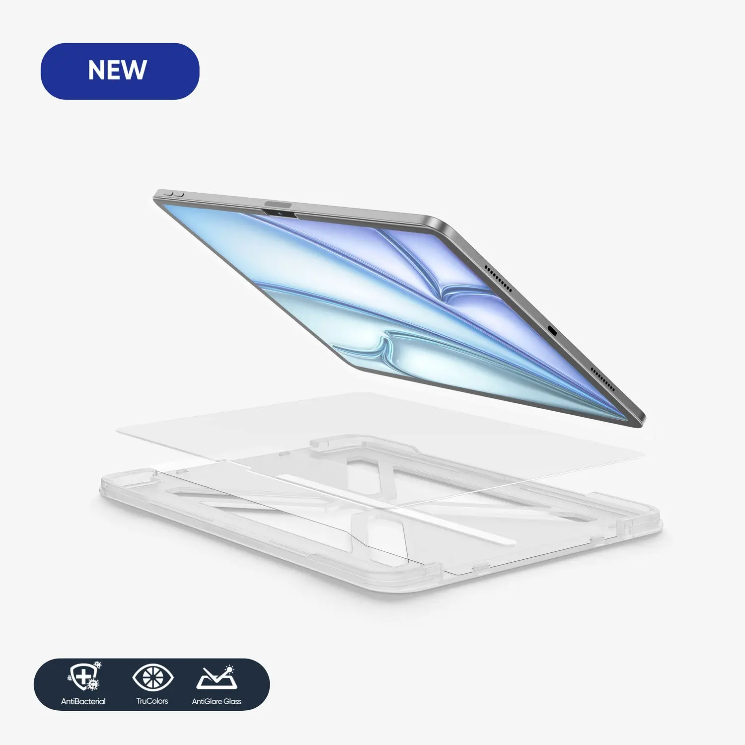 ONETIME NanoArmour 13-inch iPad Air 6 Anti-Glare Matte Screen Protector (2024) Tablet Screen Cover